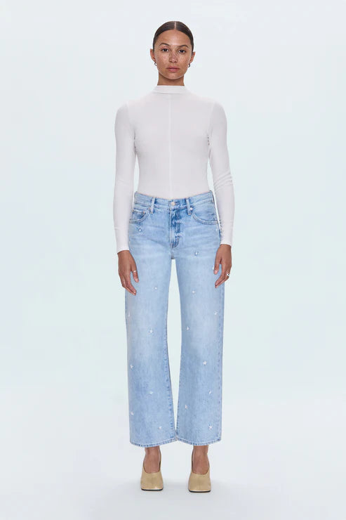 Lexi Mid Rise Bowed Straight Stellar Straight