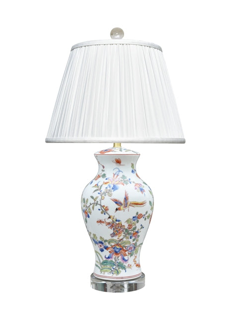 Porcelain Phoenix Vase Lamp