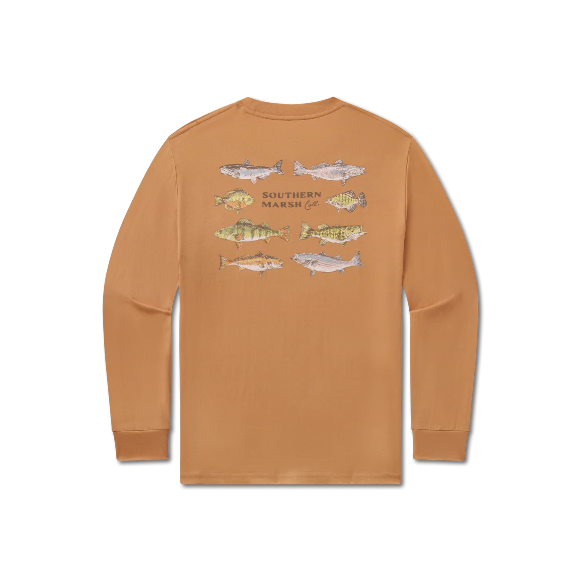 Southern Swimmers Tee Long Sleeve Camel