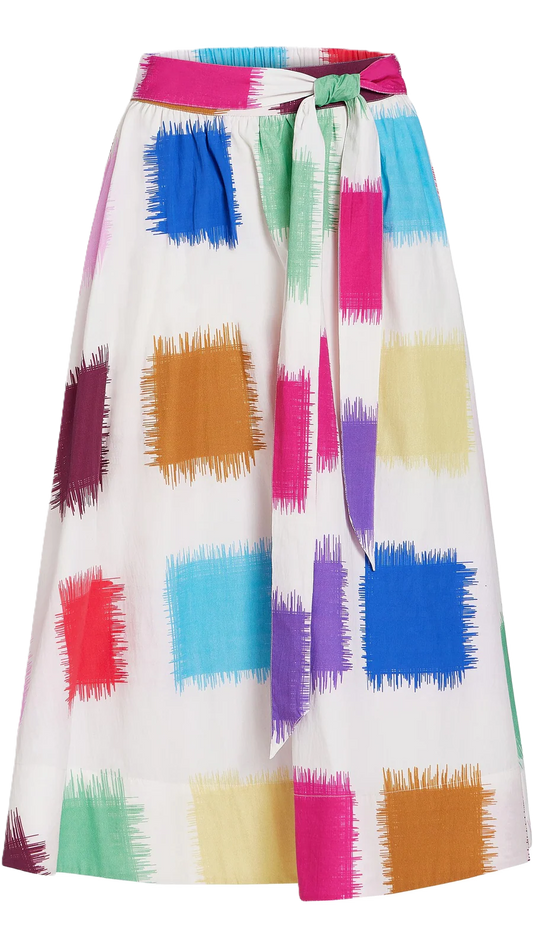 Lou Skirt Brushstrokes