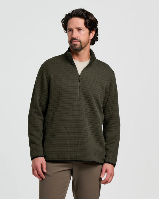Men's Downvalley Quarter Zip Dark Forest