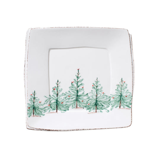 Melamine Lastra Holiday Sq Platter