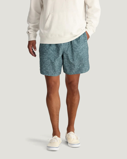 Men's Reverb Short Tidal Flow Print Stormy Sea