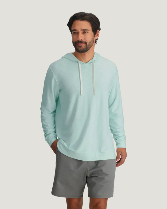 Men's Bamboo Slub Hoodie II Tropic Sea