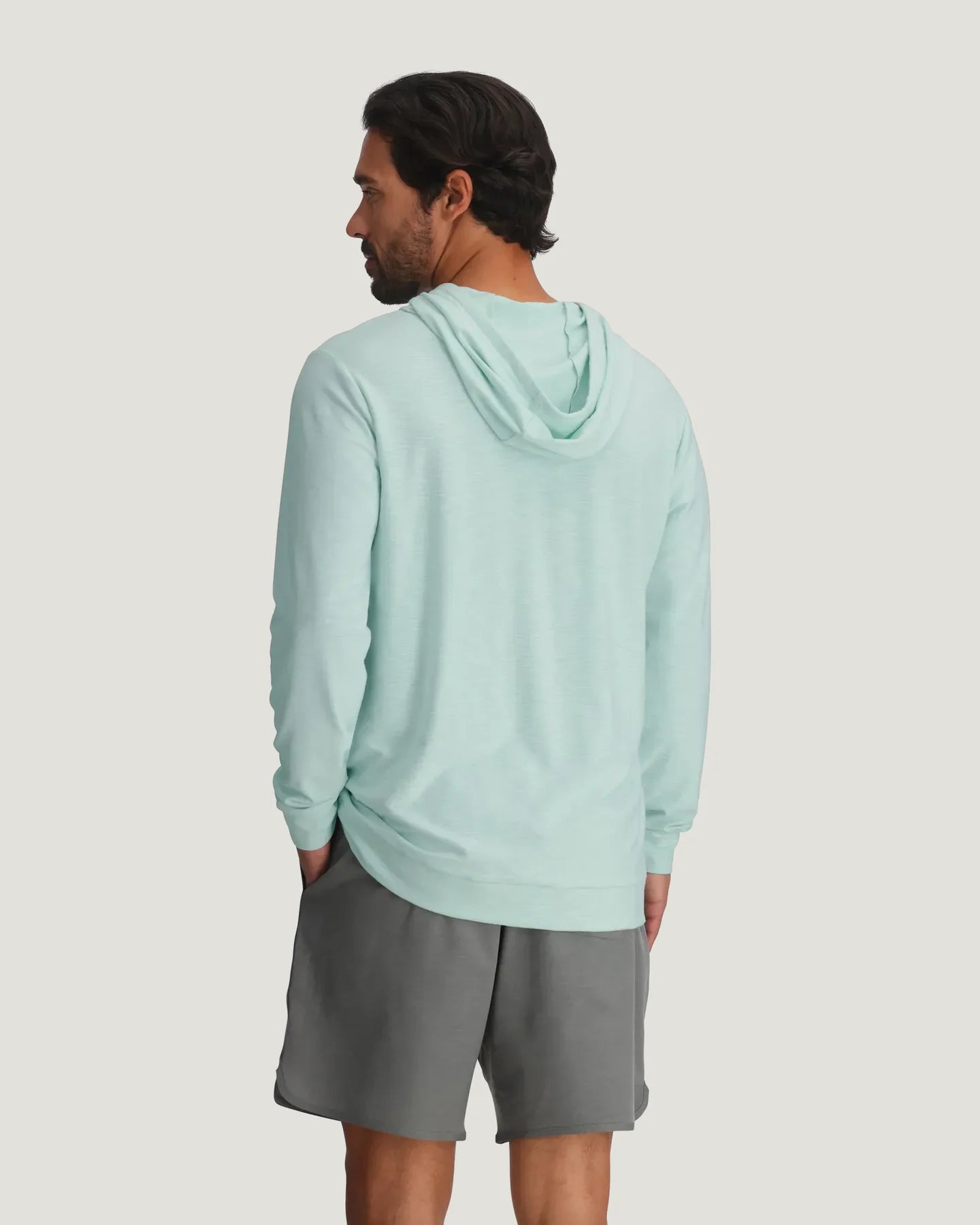Men's Bamboo Slub Hoodie II Tropic Sea