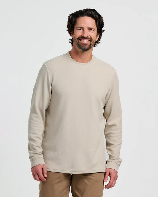 Men's Waffle Crew Sandstone