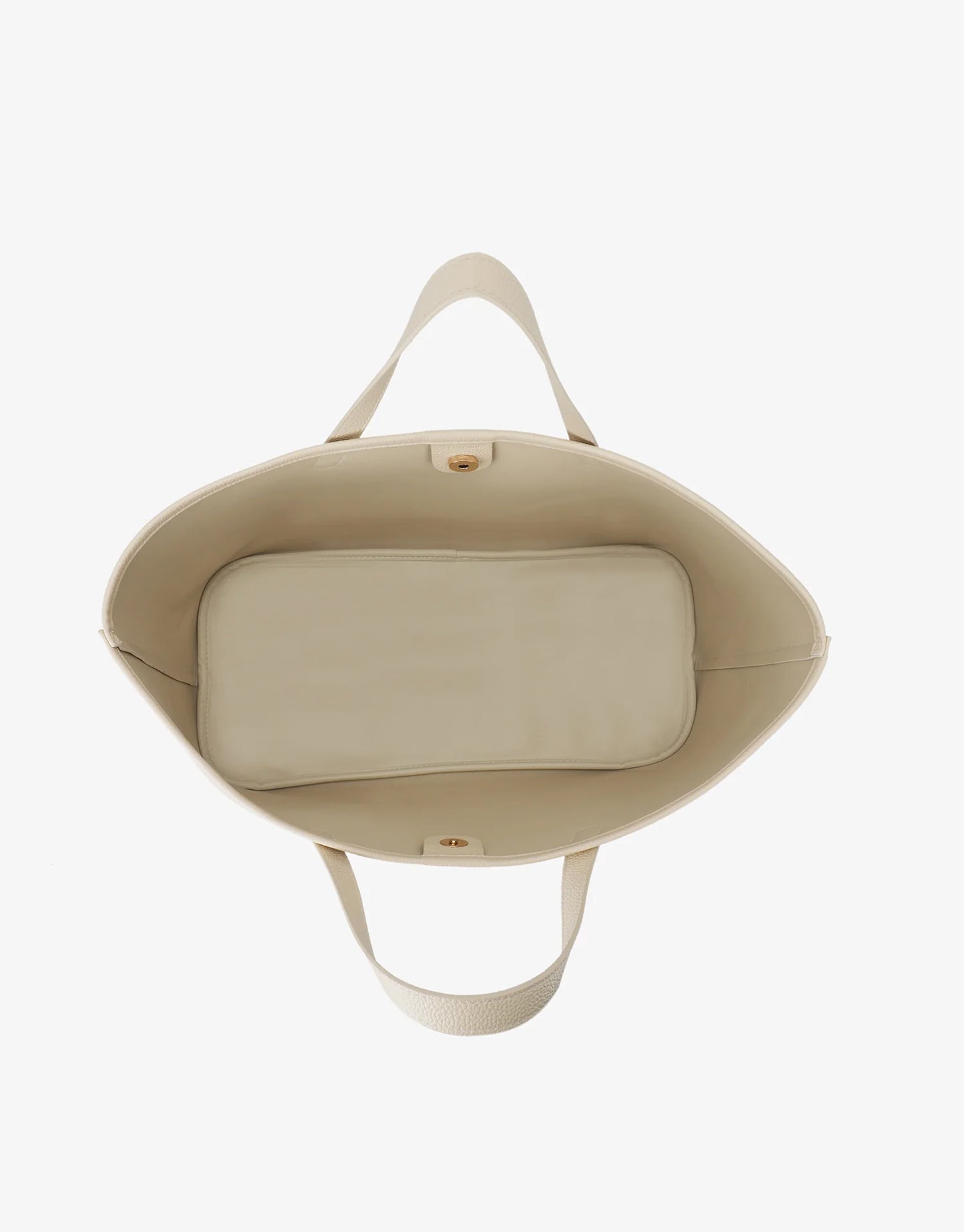 Nala Tote East West Short Cream