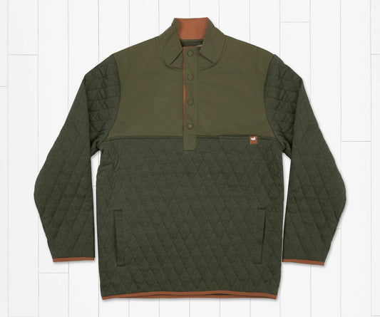 Bighorn Quilted Pullover Dark Olive