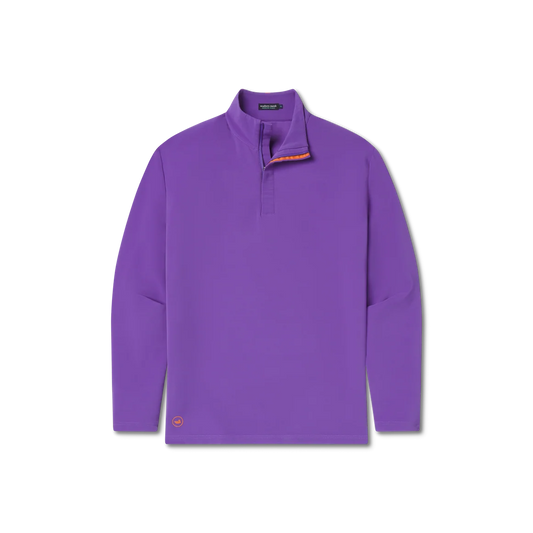 Canton Performance Quarterzip Purple with Orange