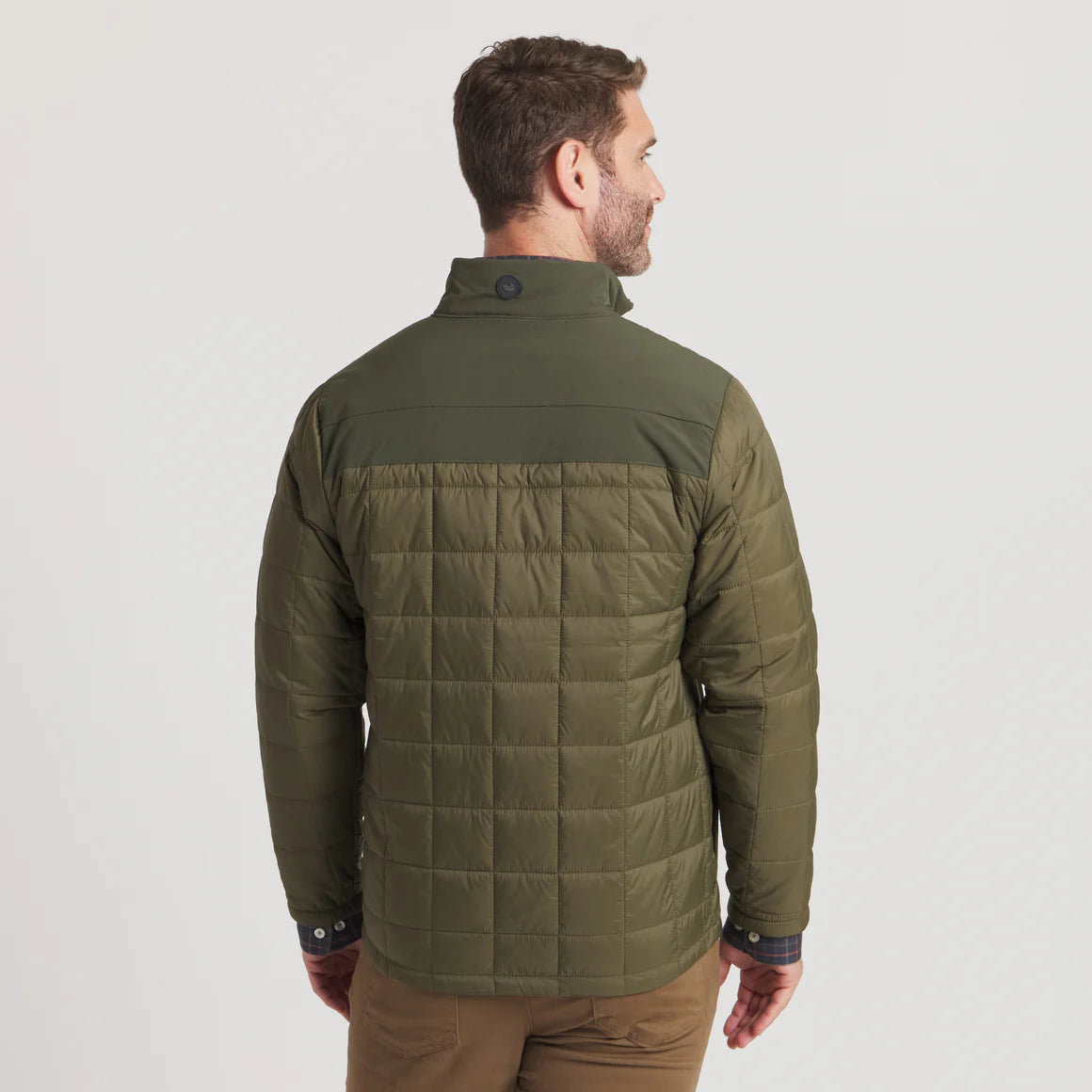 Falcon Hill Quilted Jacket Dark Olive