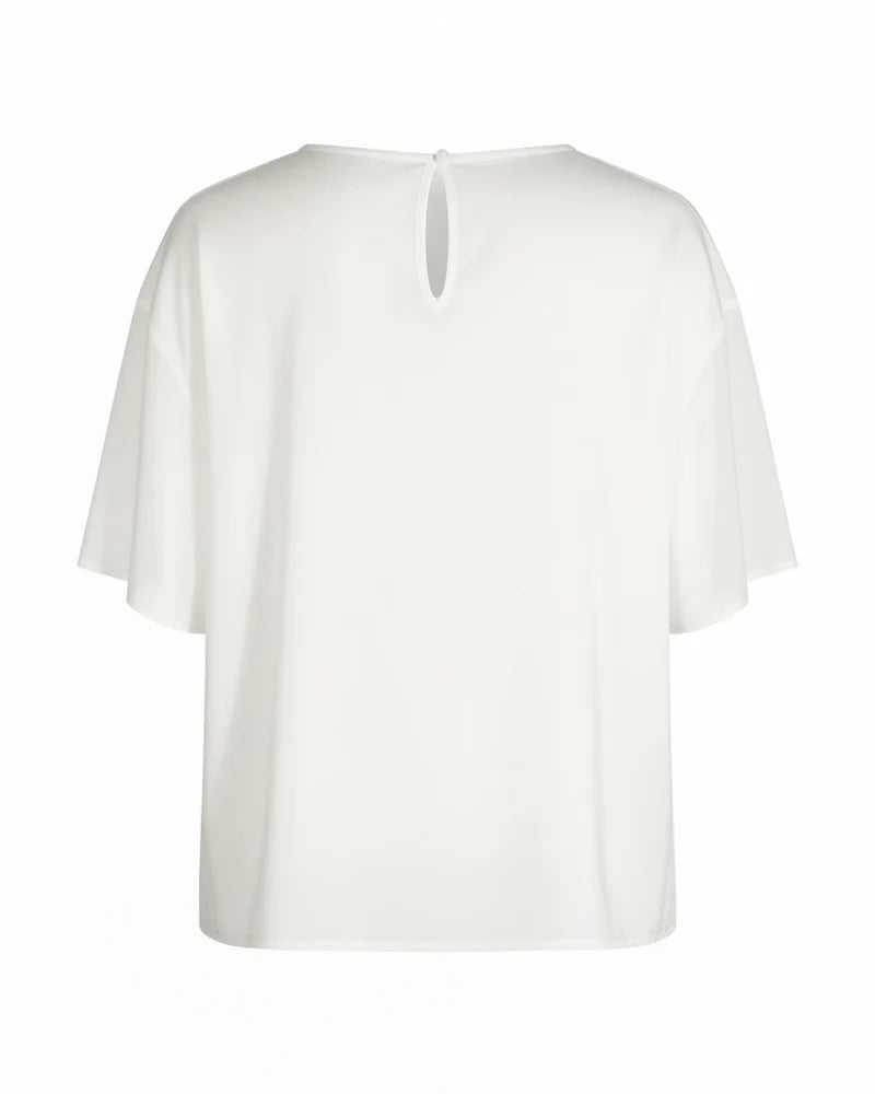 Og Silk Boxy Tee White