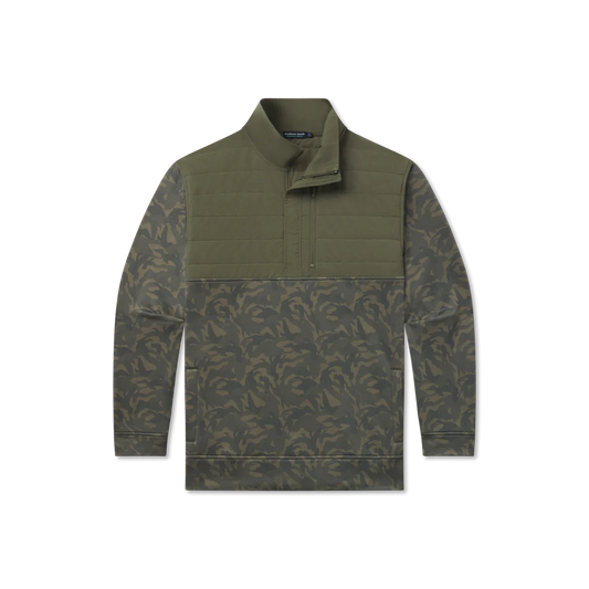 Harris Stretch Pullover Duck Camo Dark Olive