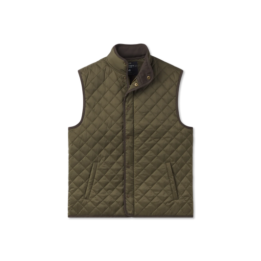 Huntington Vest Dark Olive