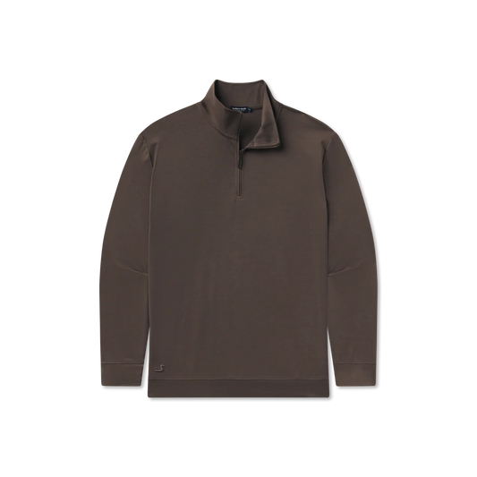 Peachtree Performance Quarterzip Stone Brown