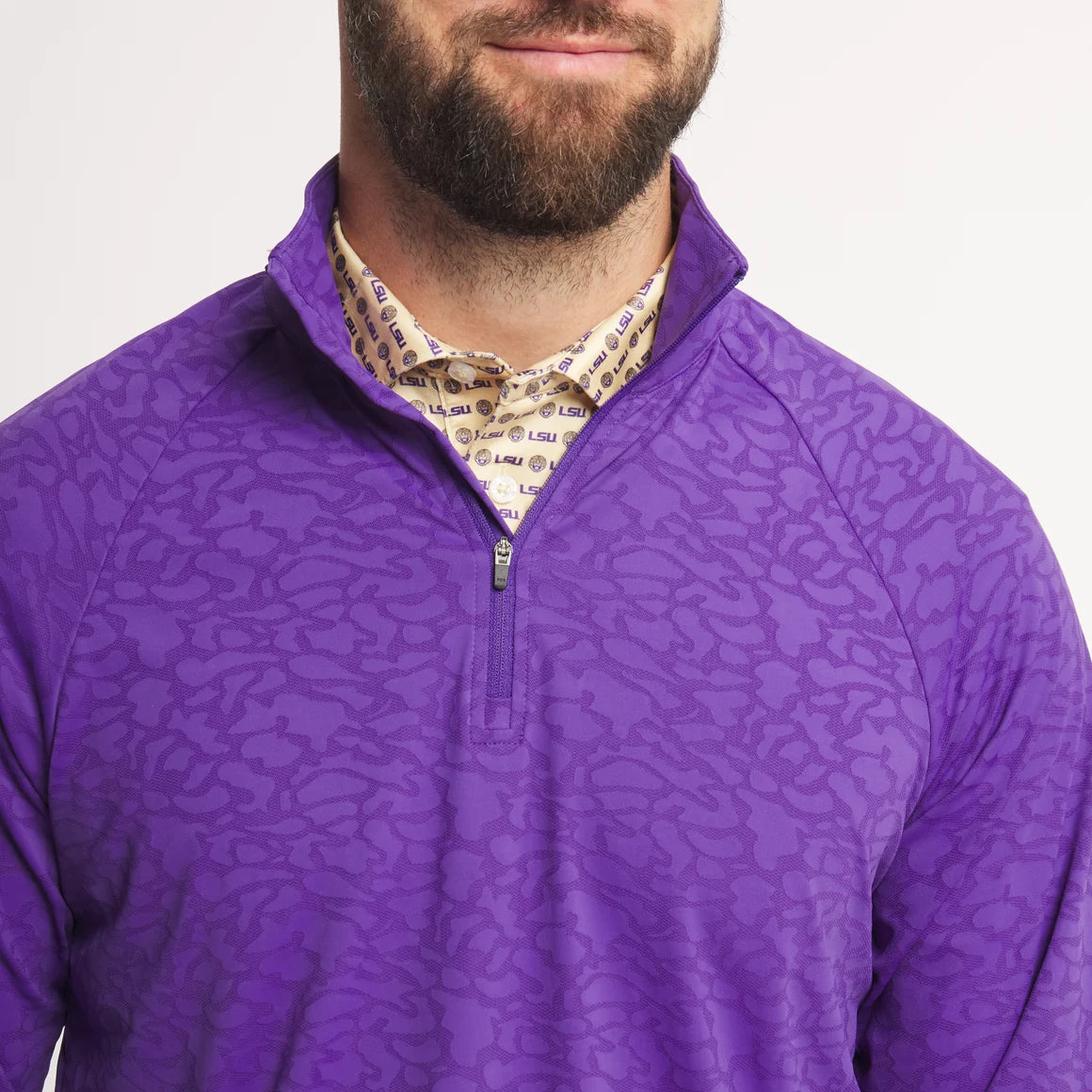 Sagaponack Performance Quarterzip Purple