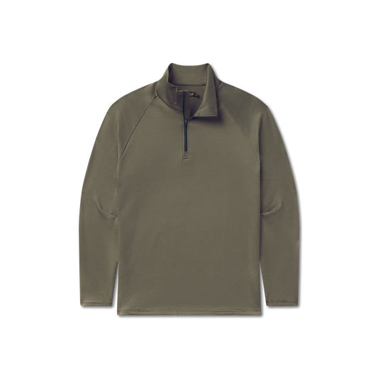 Southampton Performance Quarterzip Lunar Navy and Dark Olive