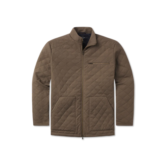 Edinburgh Quilted Jacket Stone Brown