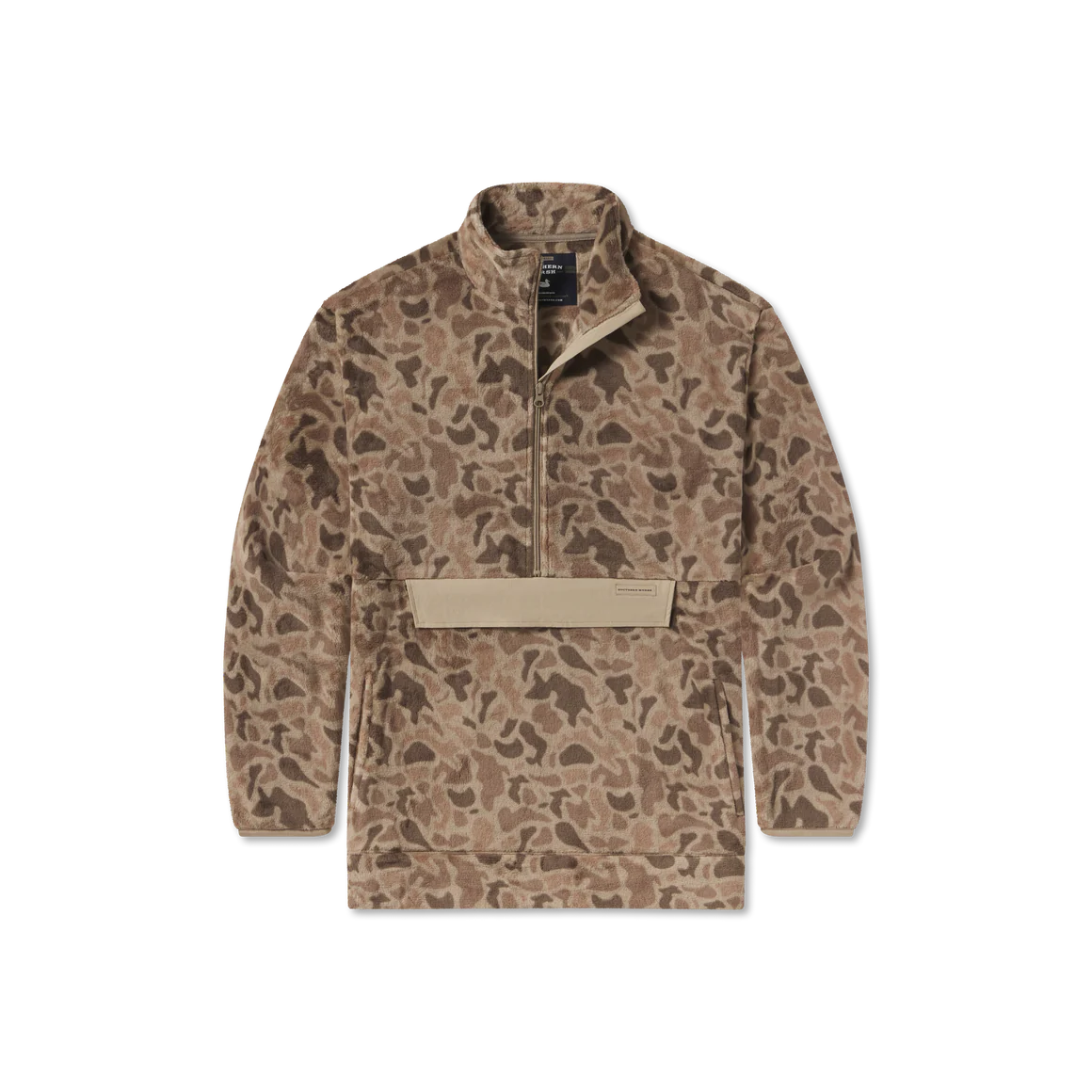 Wadsworth Fleece Pullover Retro Camo Khaki
