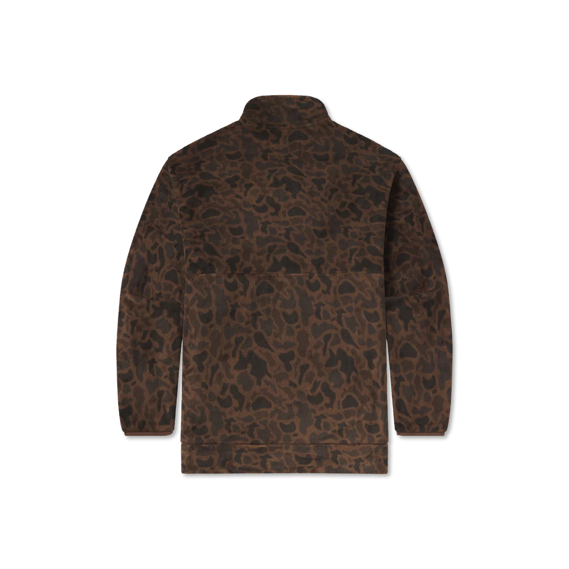 Wadsworth Fleece Pullover Retro Camo Stone Brown