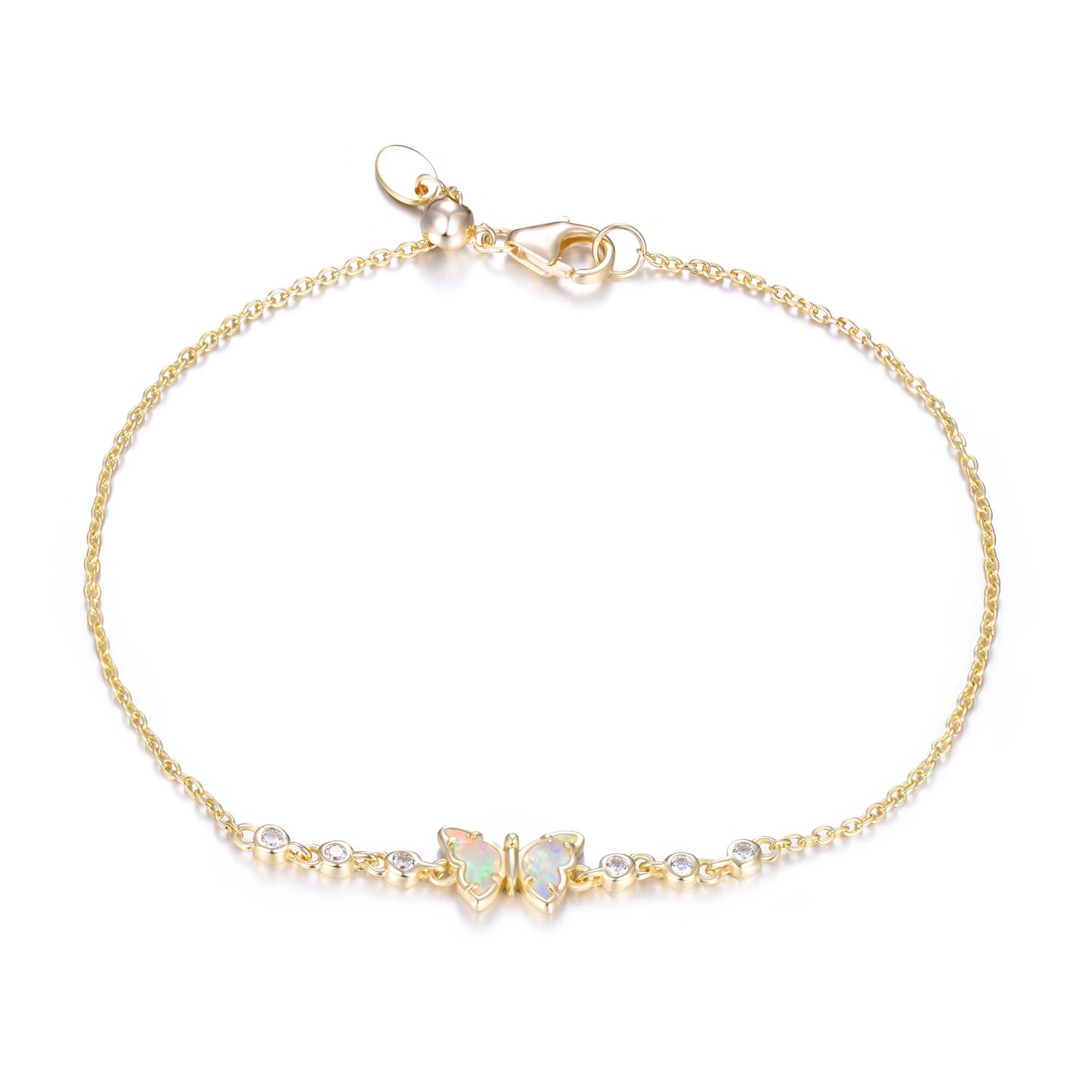 Mini Opal Butterfly Bracelet