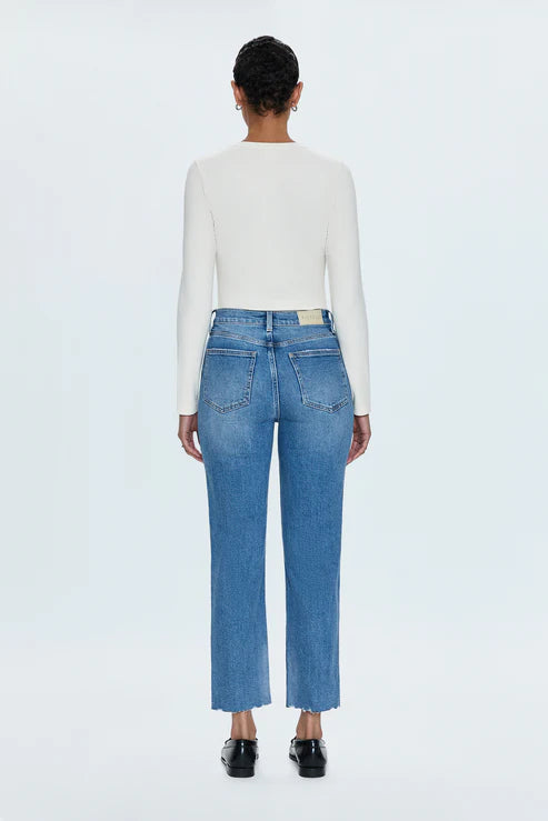 Charlie High Rise Classic Straight Jean Rhythm Vintage