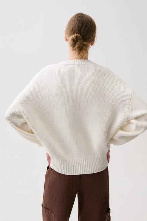 Nika Heavyweight V Neck Sweater