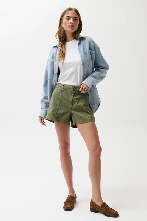 Mason Relaxed Utility Short in Meadow