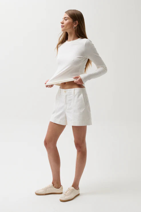 Mason Relaxed Utility Short in White