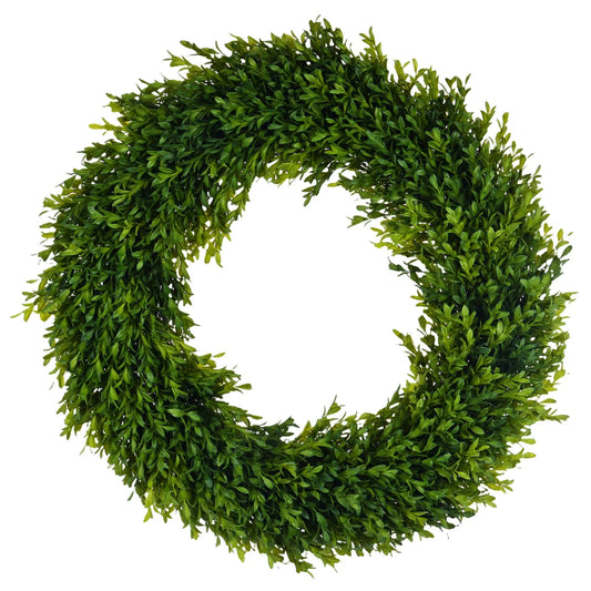 Boxwood 24" Round Wreath