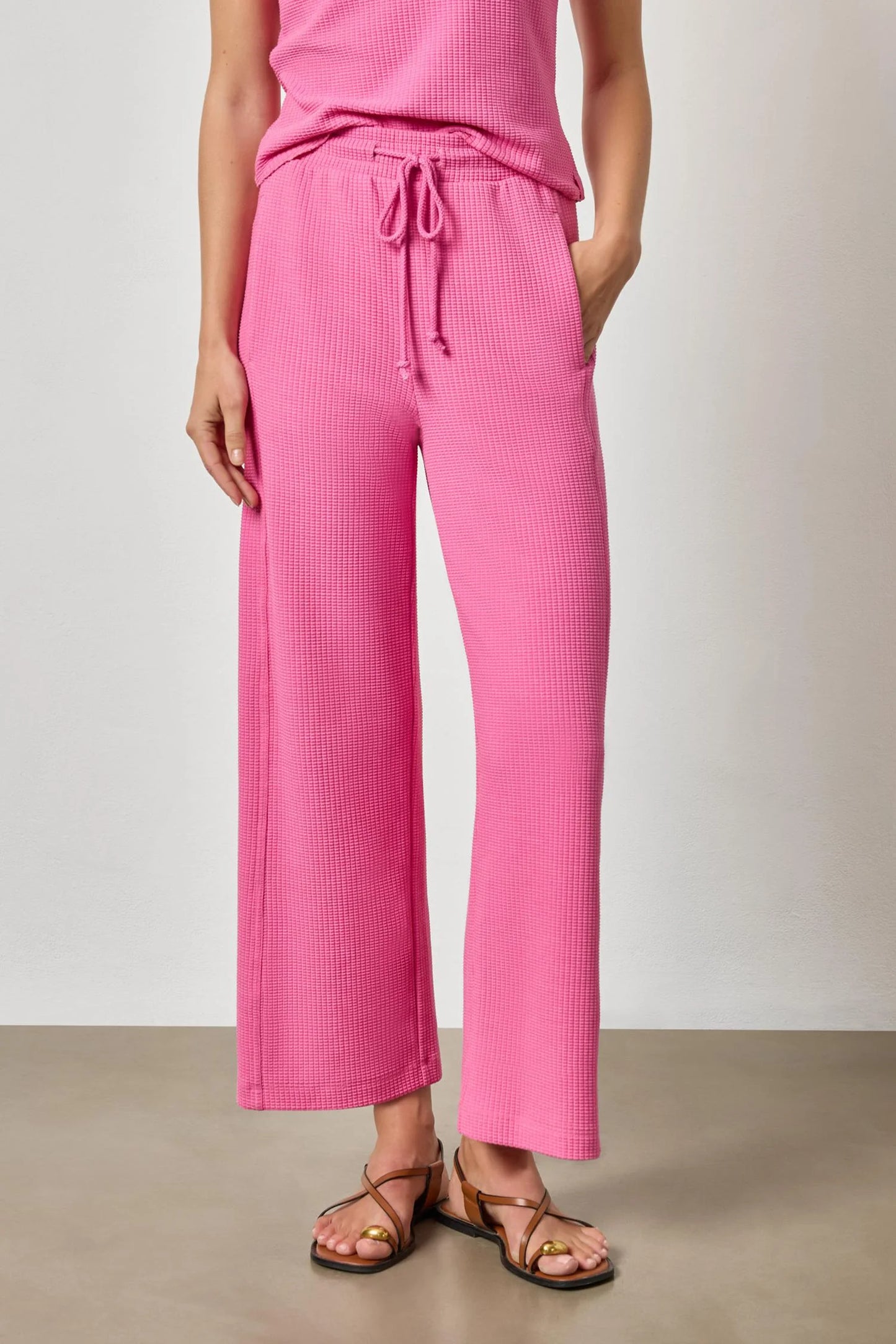 Side Panel Pant Dahlia