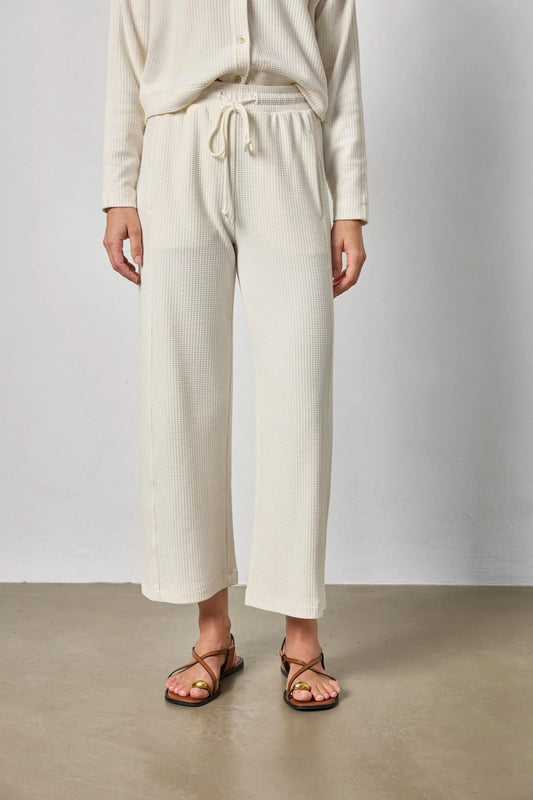 Side Panel Pant Ecru