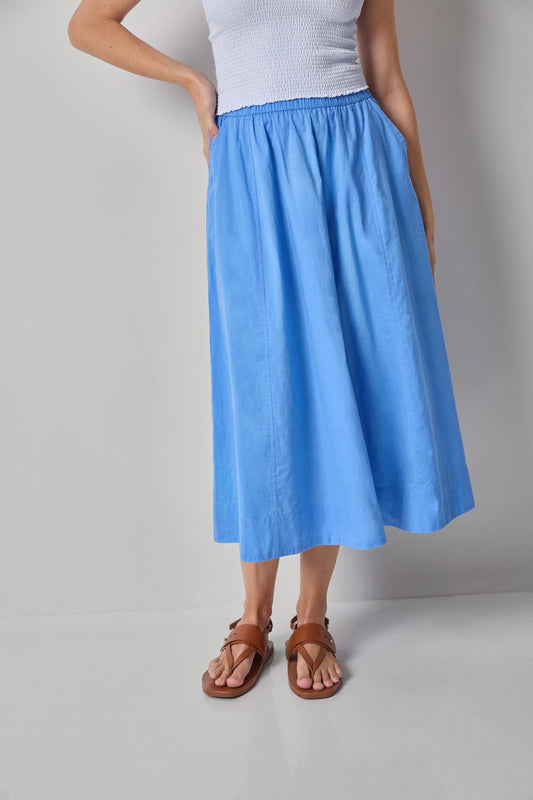 Voile Circle Skirt Ultramarine