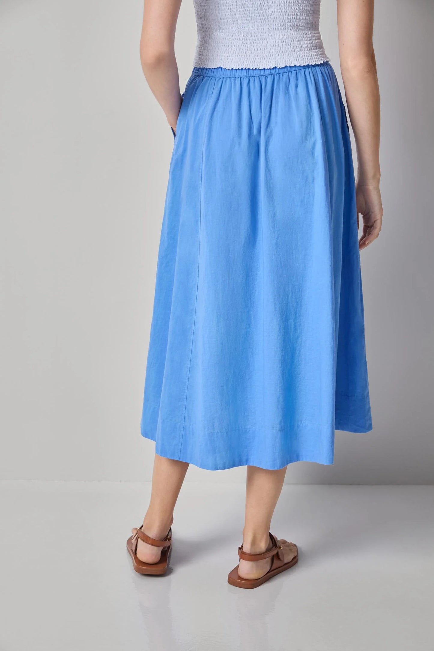 Voile Circle Skirt Ultramarine