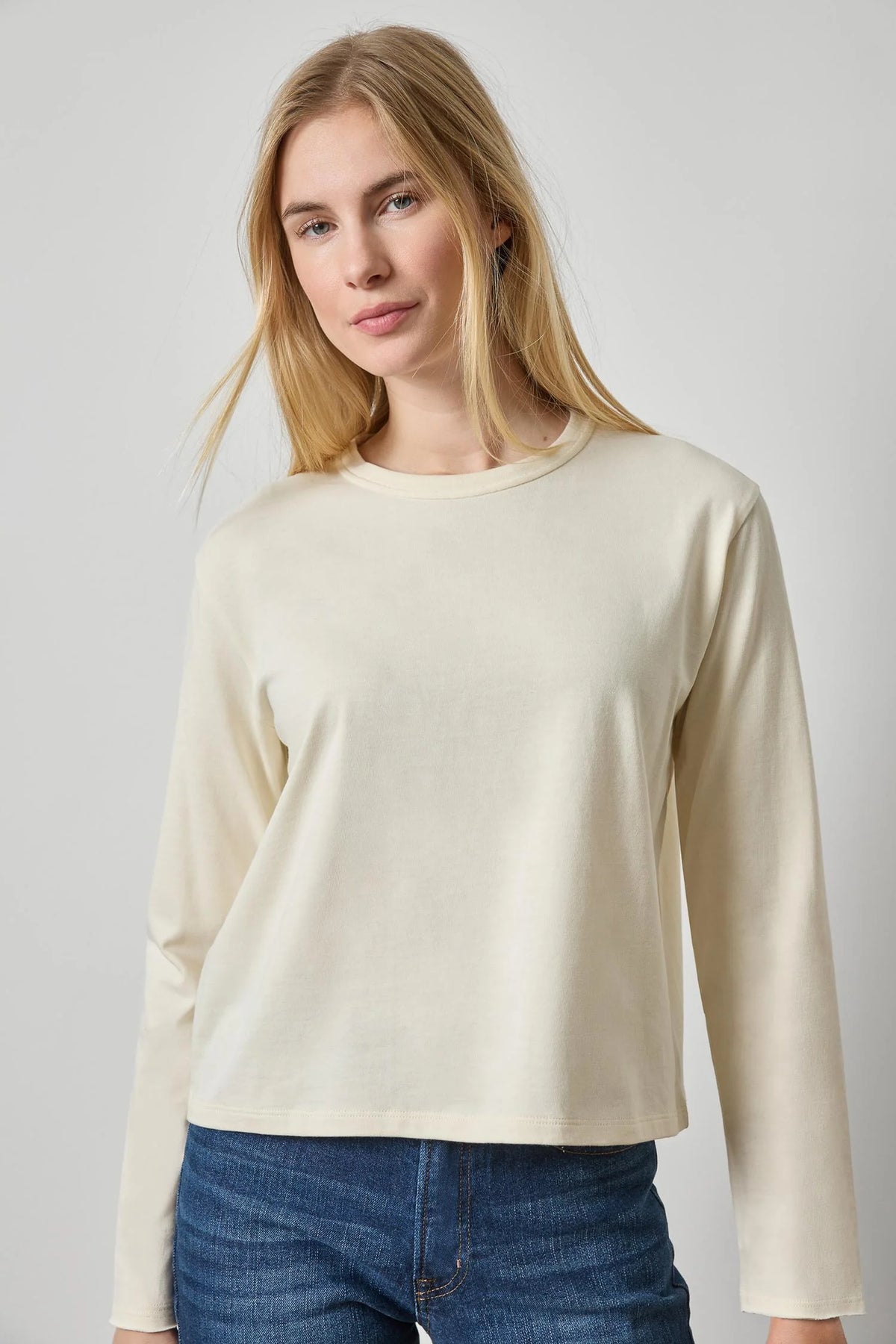 Rolled Edge Relaxed Tee Rope
