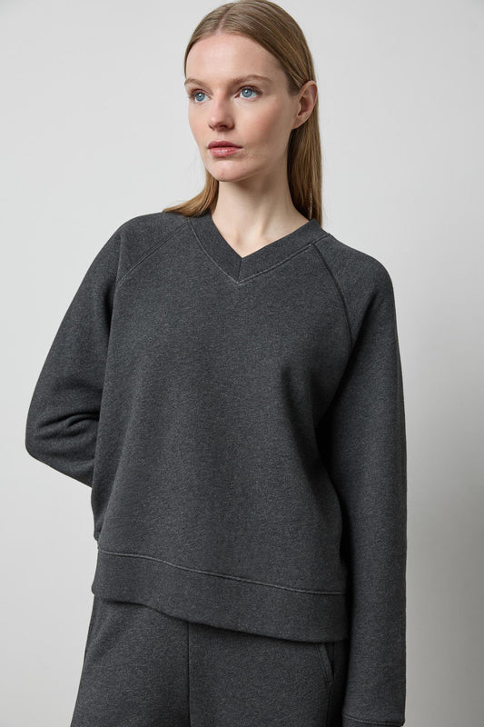 Oversized Sweatshirt Graphite Heather