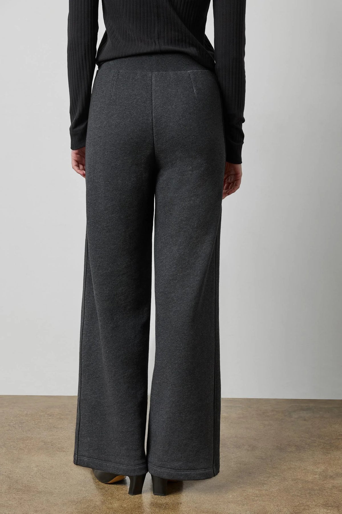 Side Panel Terry Pant Graphite Heather