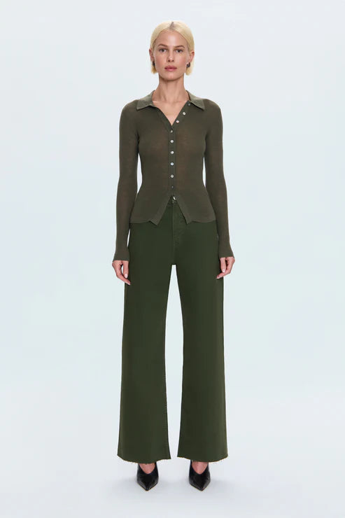 Penny High Rise Wide Leg Jean Laurel