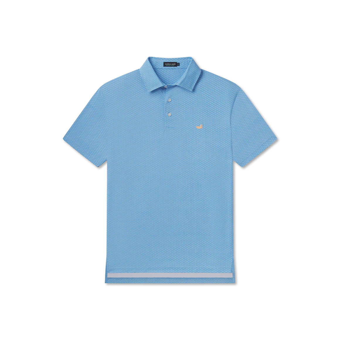 Flyline Performance Polo Fan Shell Seafoam