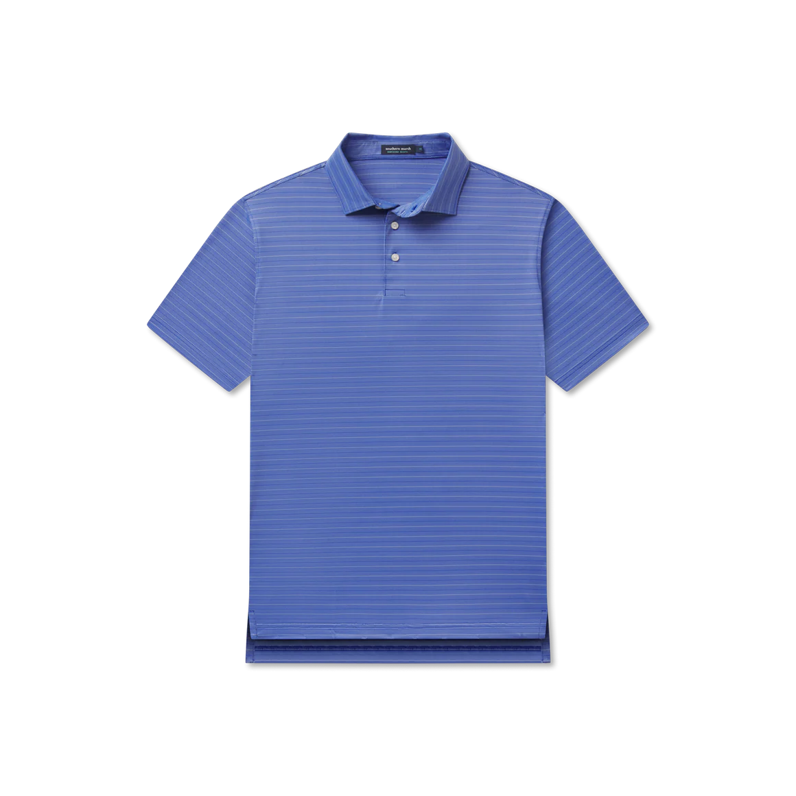 Performance Polo Tyner Twill Blue & White