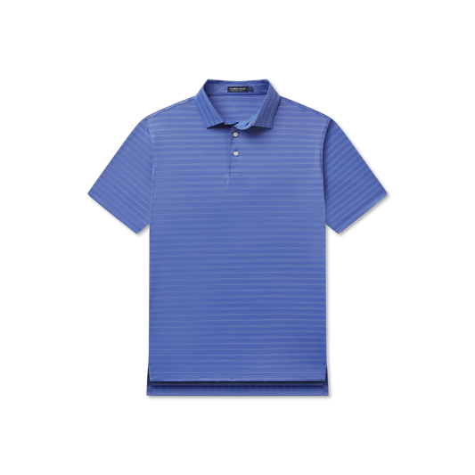 Performance Polo Tyner Twill Blue & White