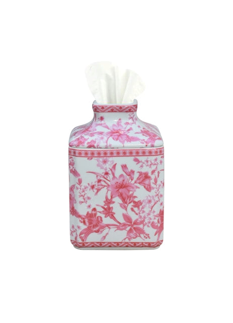 Pink Tissue Box 8"