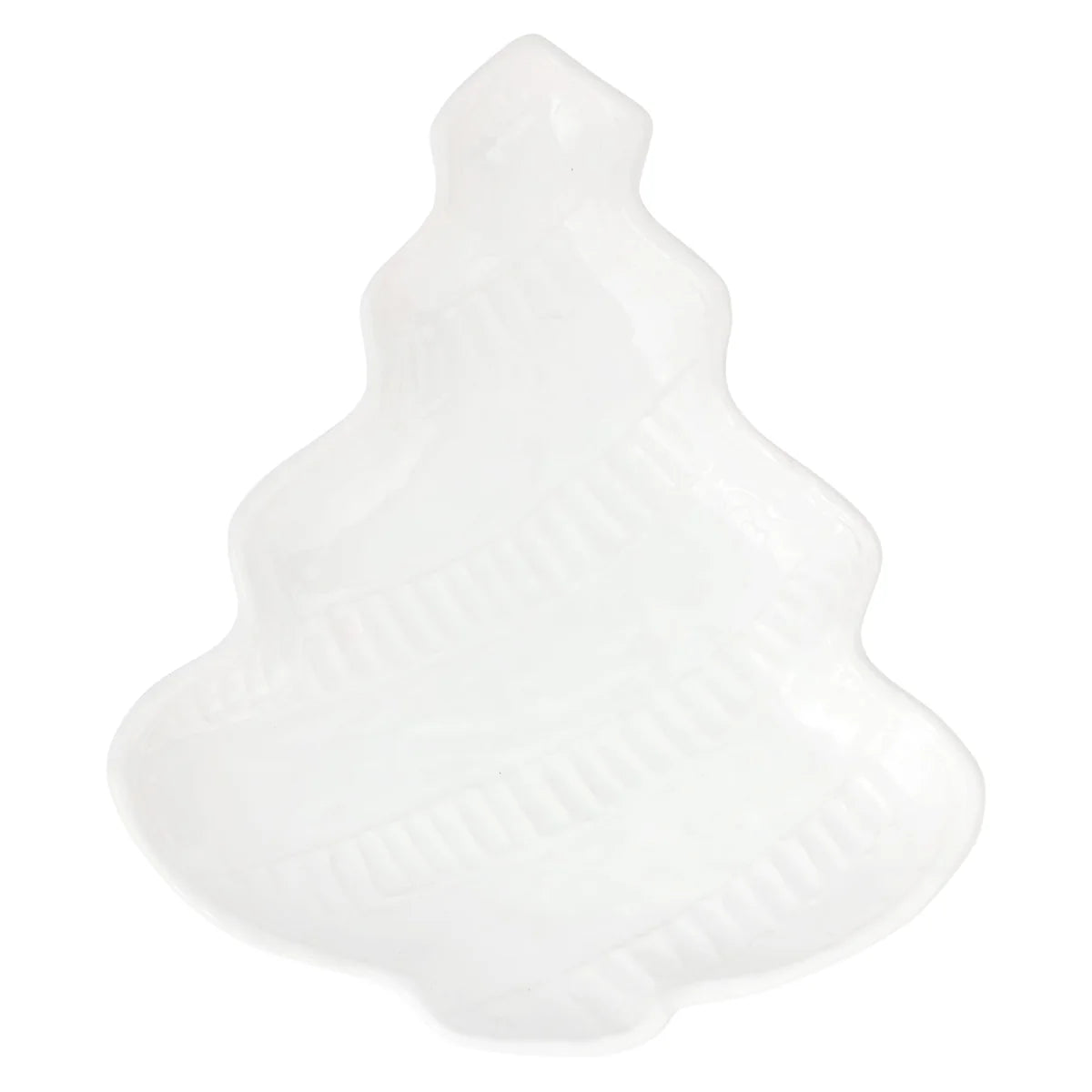 Pietra Natale Figural Tree Platter