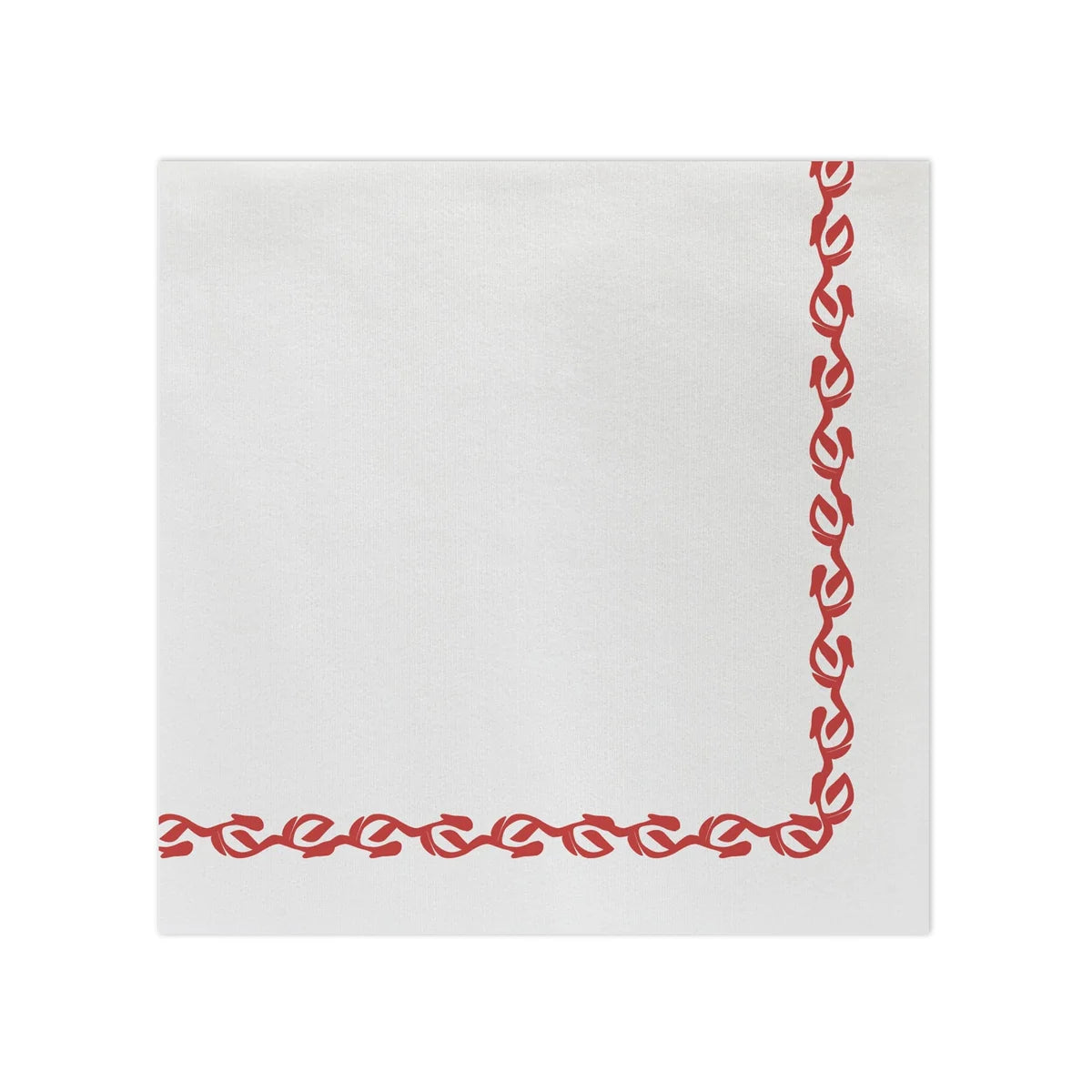 Papersoft Napkins Florentine Red Dinner Napkin