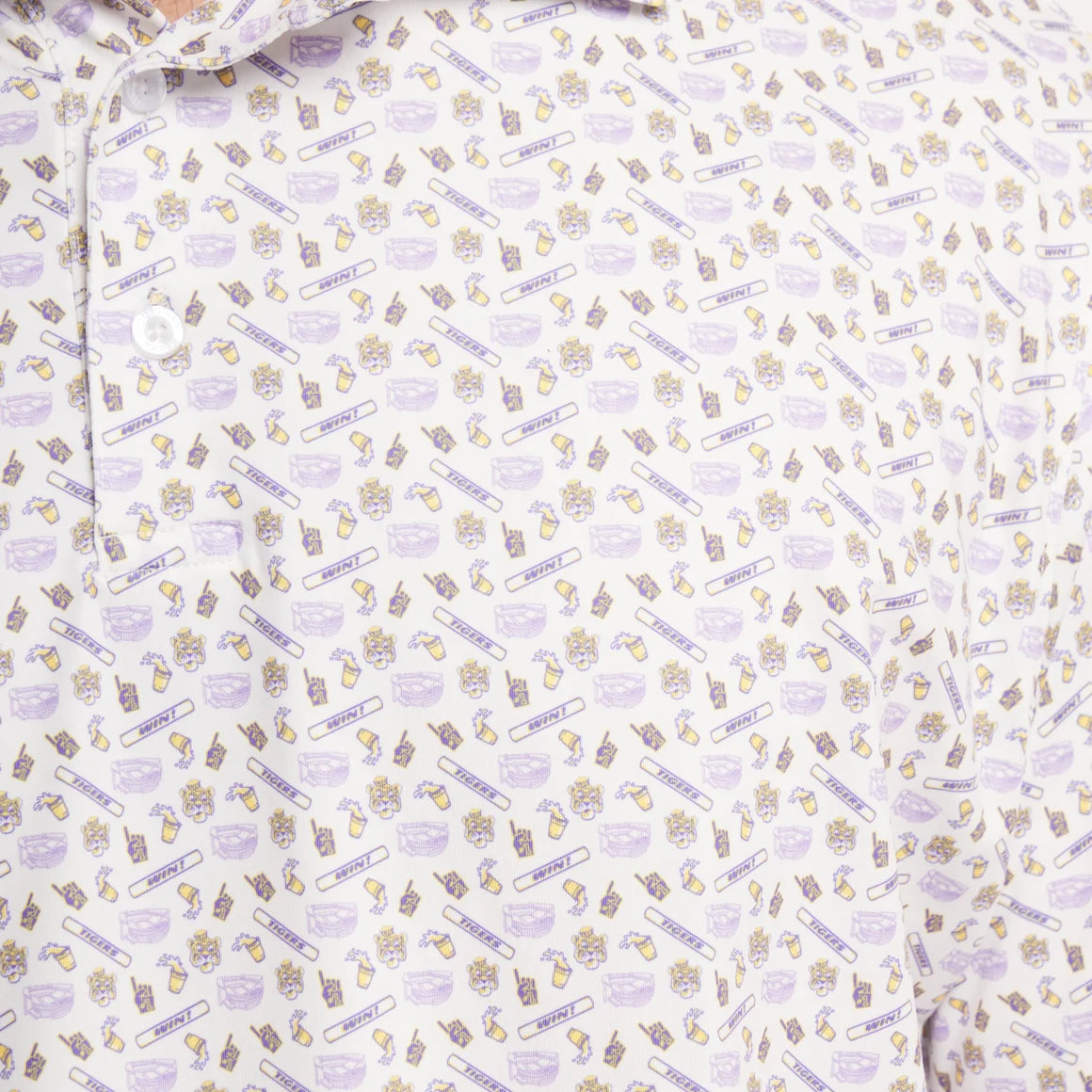 Flyline Performance Polo Death Valley White