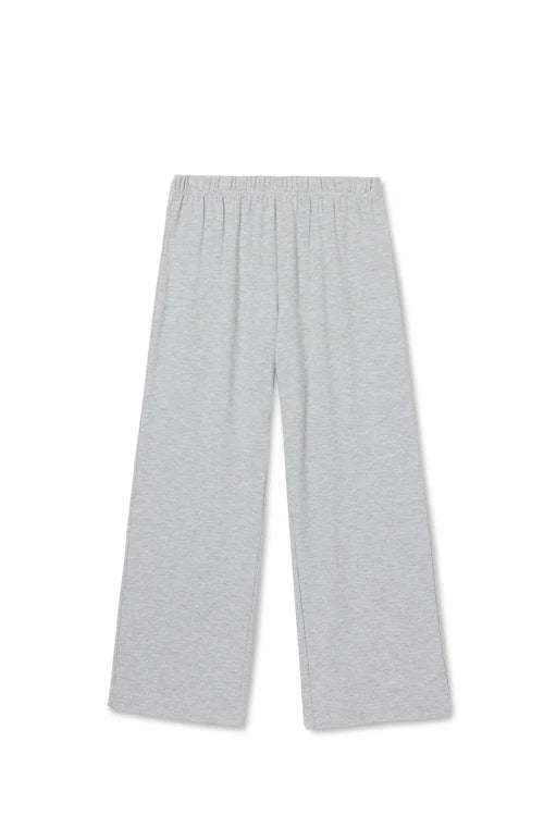 Brushed Sweater Jersey Pull On Pant Heather Grey