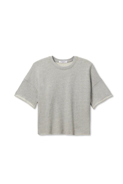 French Terry SS Lose Sweatshirt Heather Grey