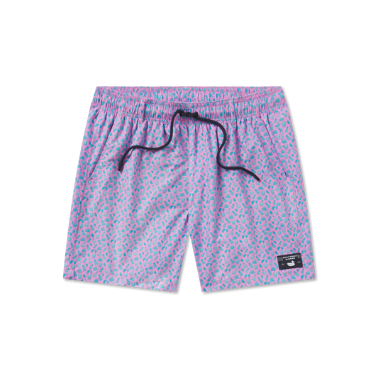 Harbor Swim Trunk Salt & Lime Pink/Blue