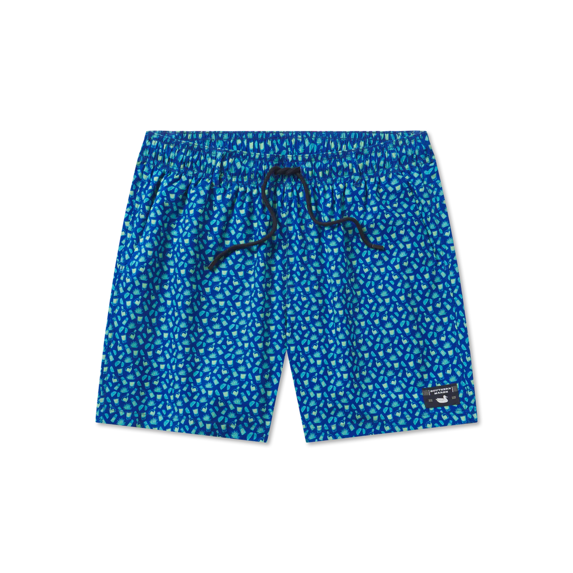 Harbor Swim Trunk Salt & Lime Royal/Lime