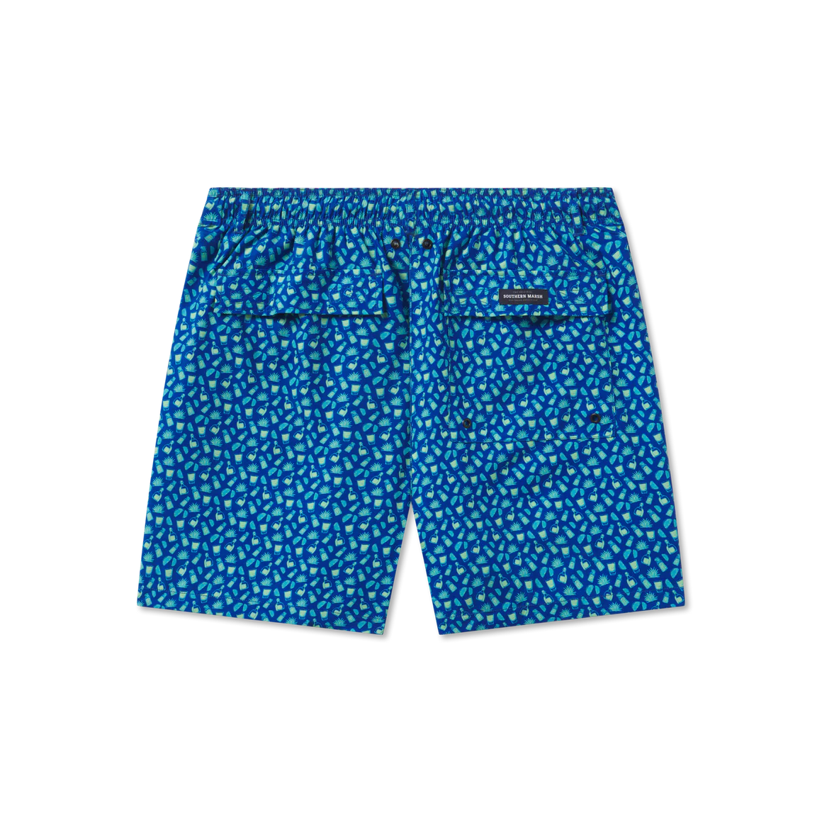 Harbor Swim Trunk Salt & Lime Royal/Lime