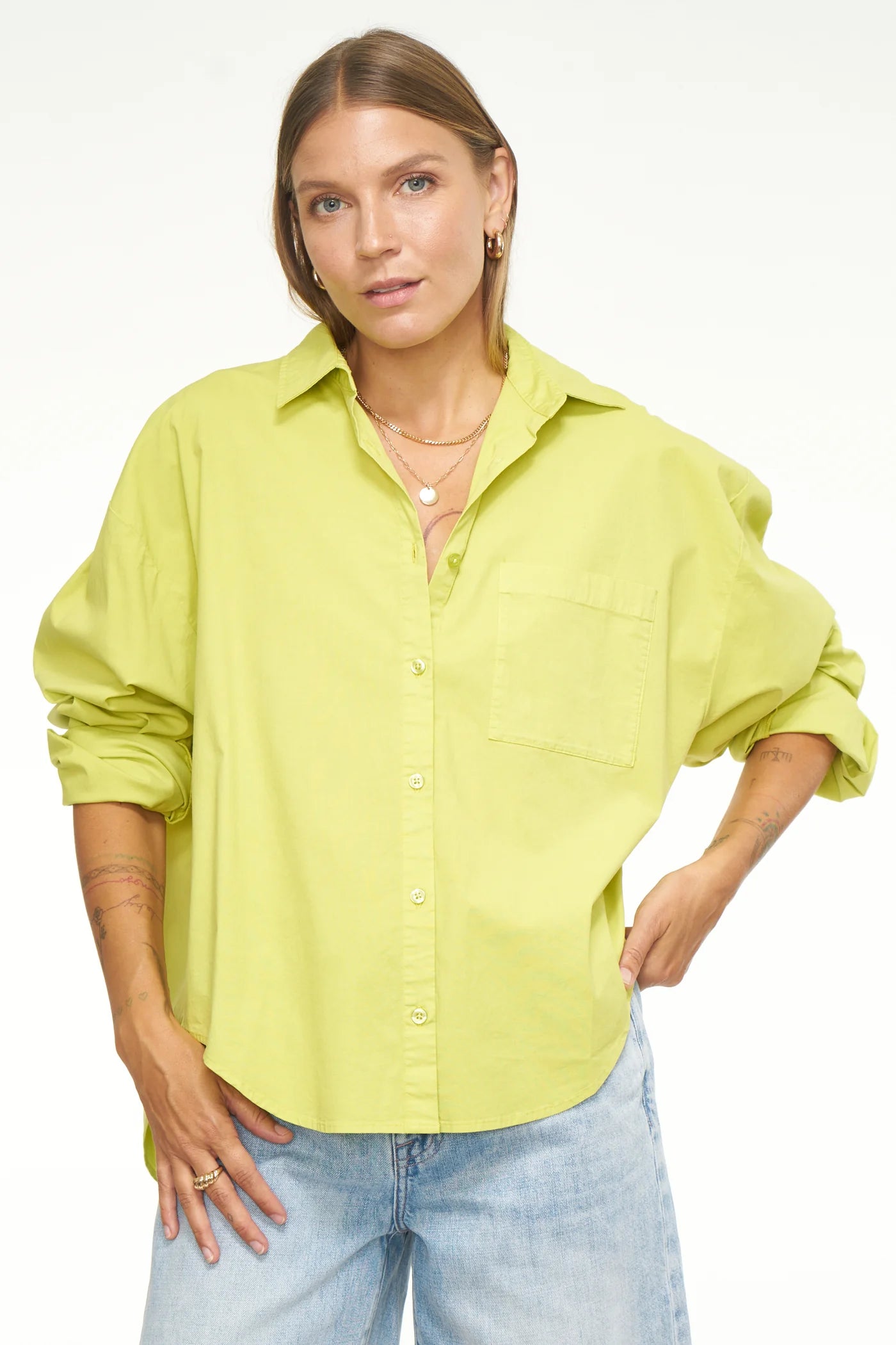 Sloane Oversized Button Down Margarita